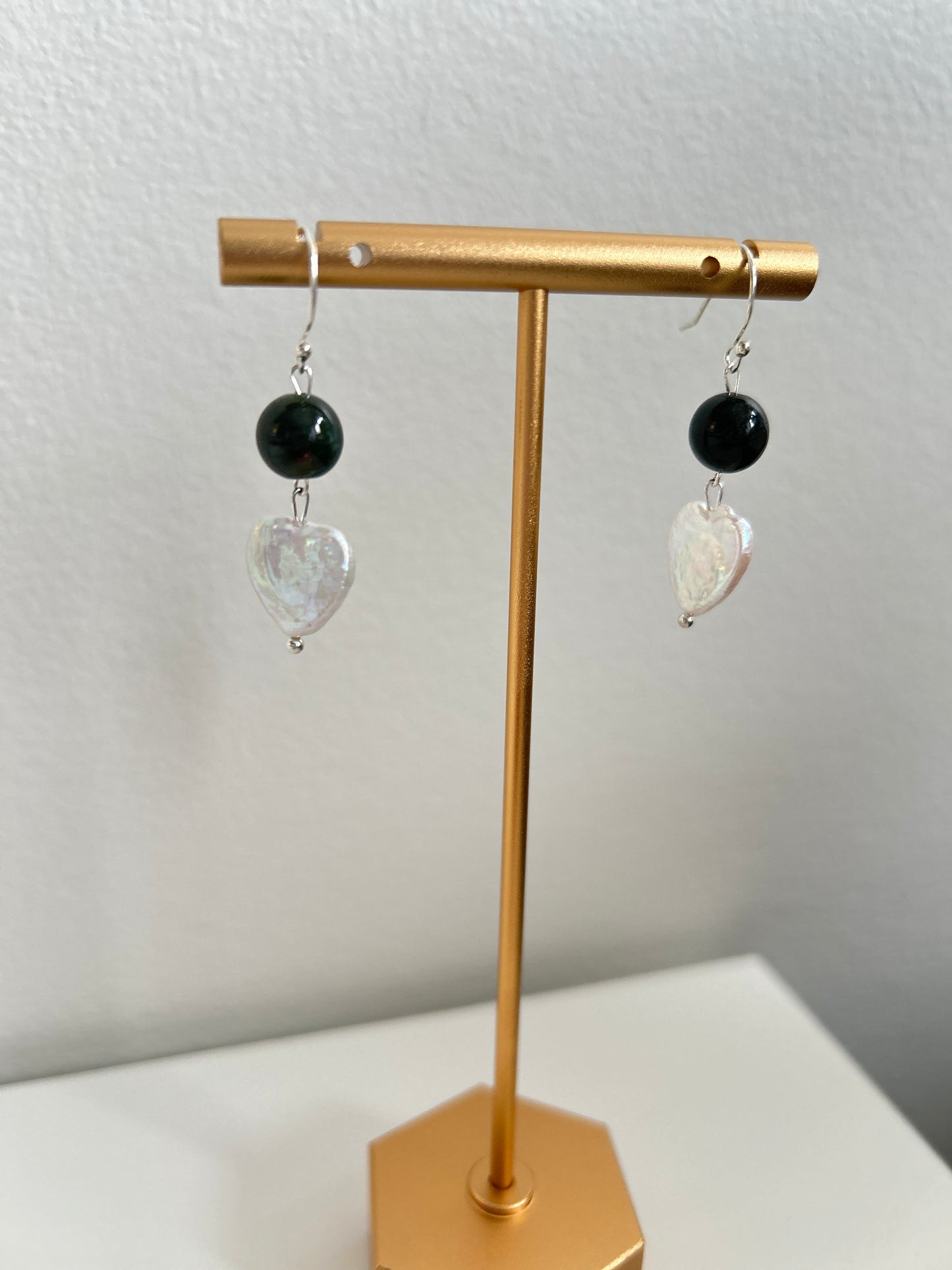 Boucles d’oreilles en perle d’agate