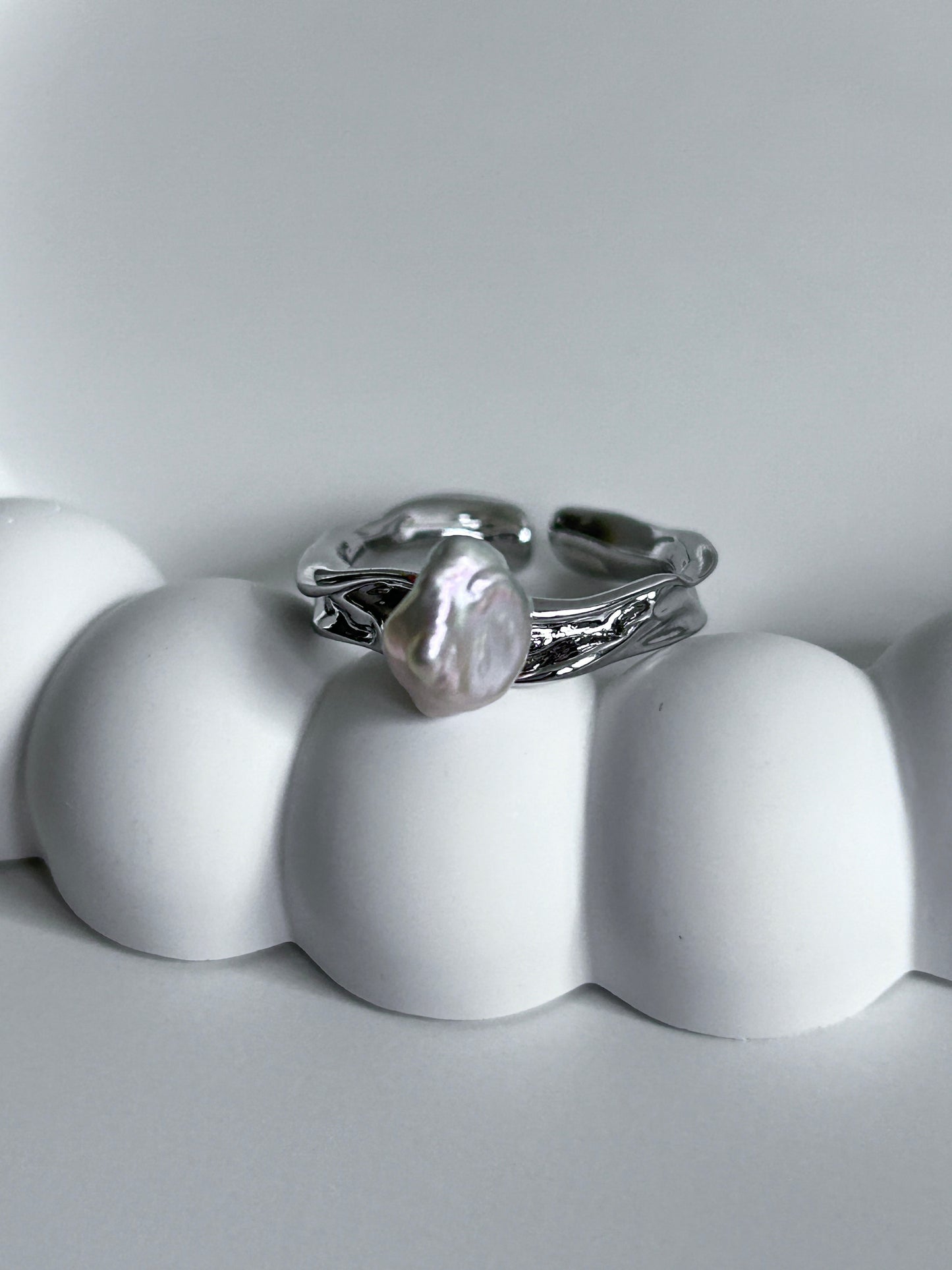 Bague avec perle