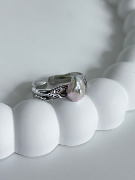 Bague avec perle