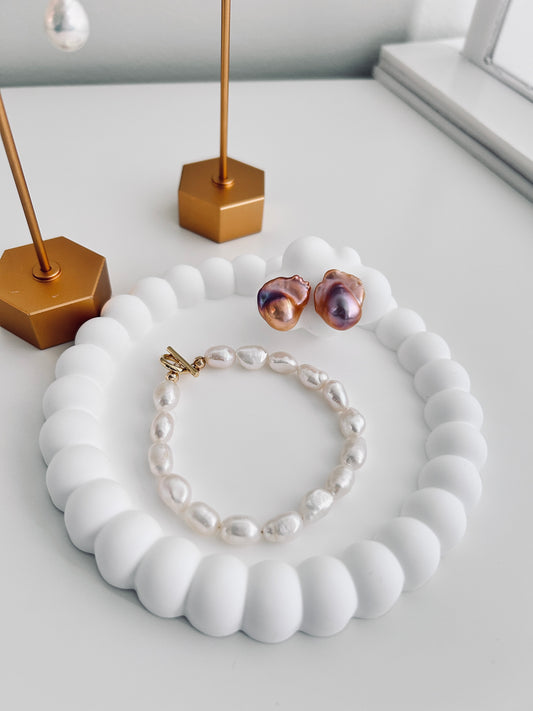 Bracelet et boucles d’oreilles