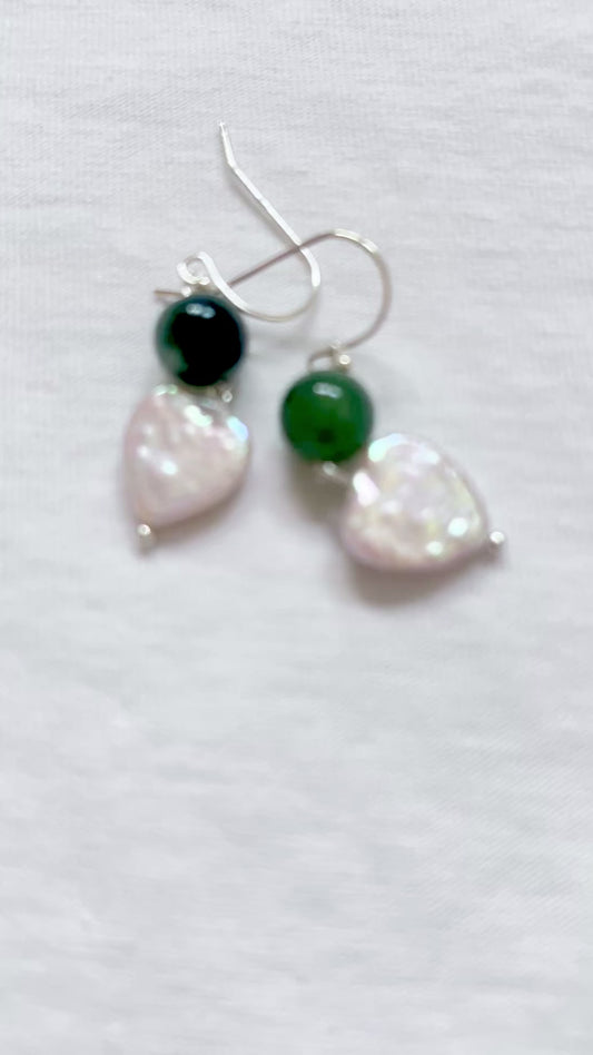 Boucles d’oreilles en perle d’agate